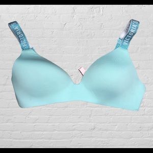 VS LOGO STRAP LIGHTLY LINED WIRELESS BRA